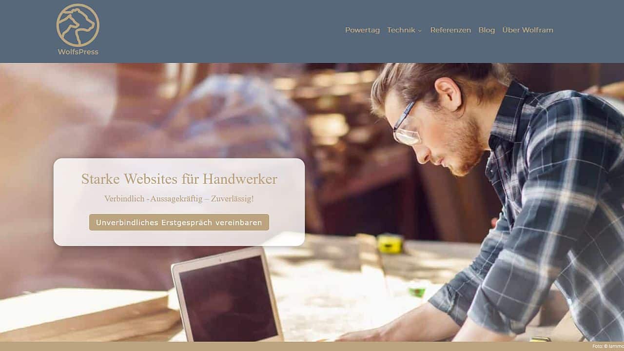 Webseiten für Handwerker